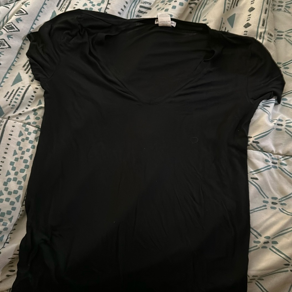 Pink super soft shirt black